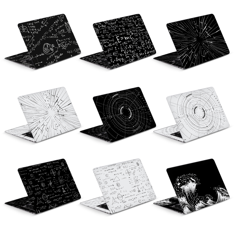 Retro Gaming Magazine - Black Cover Laptop Skin Stickers Notebook