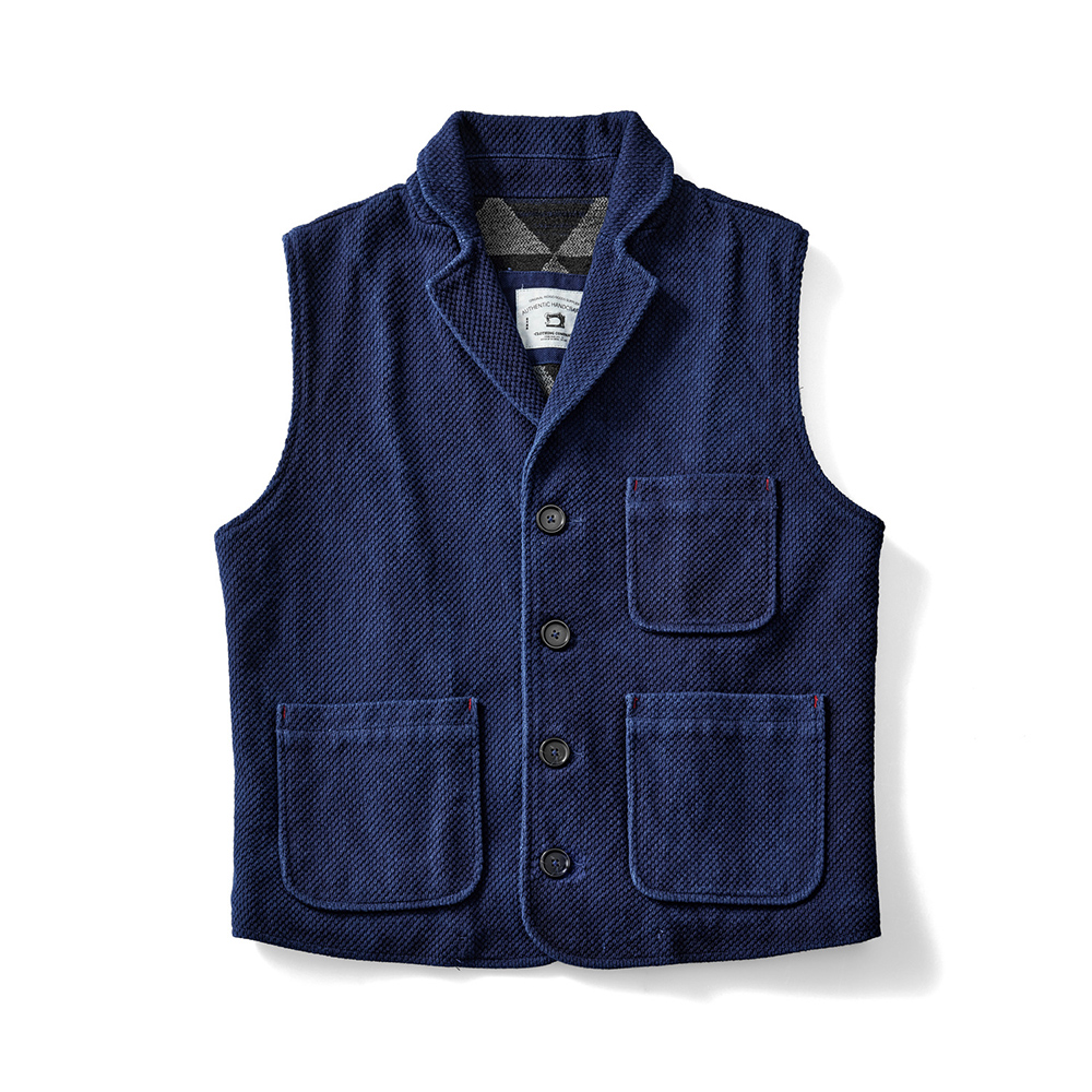 Retro Gaming Jacket - England Retro Indigo Jacket Vest Men