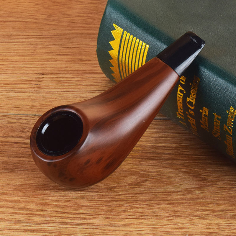 Console Retro Gaming Portable - Resin Ebony Tobacco Pipe Retro Bakelite
