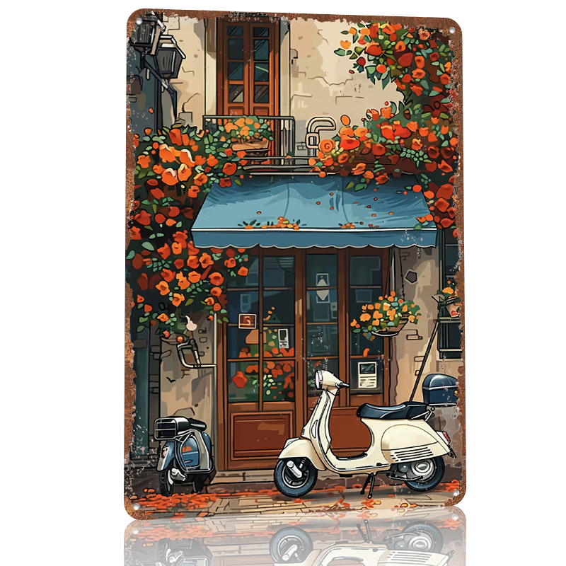 Vintage Scooter Shop Poster Cu - Retro Gaming At Home recensione e prezzo