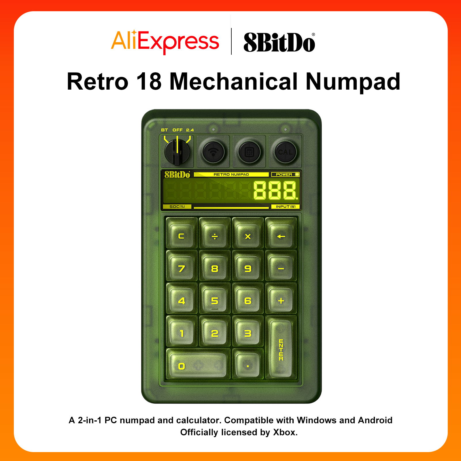8BitDo Retro 18 Mechanical Num - Retro Gaming Windows recensione e prezzo