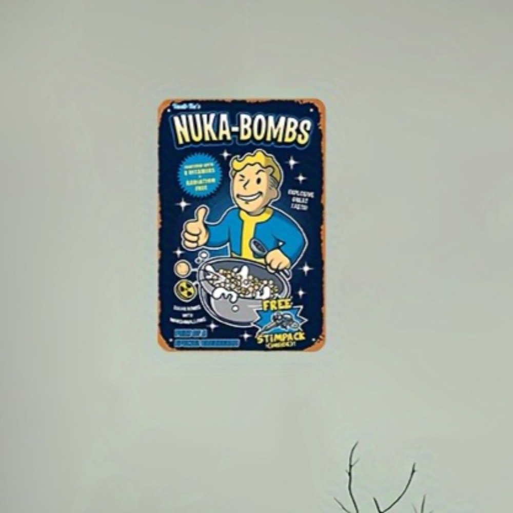 Vault-Tec Nuka-Bombs Metal Wal - Retro Gaming Vault recensione e prezzo