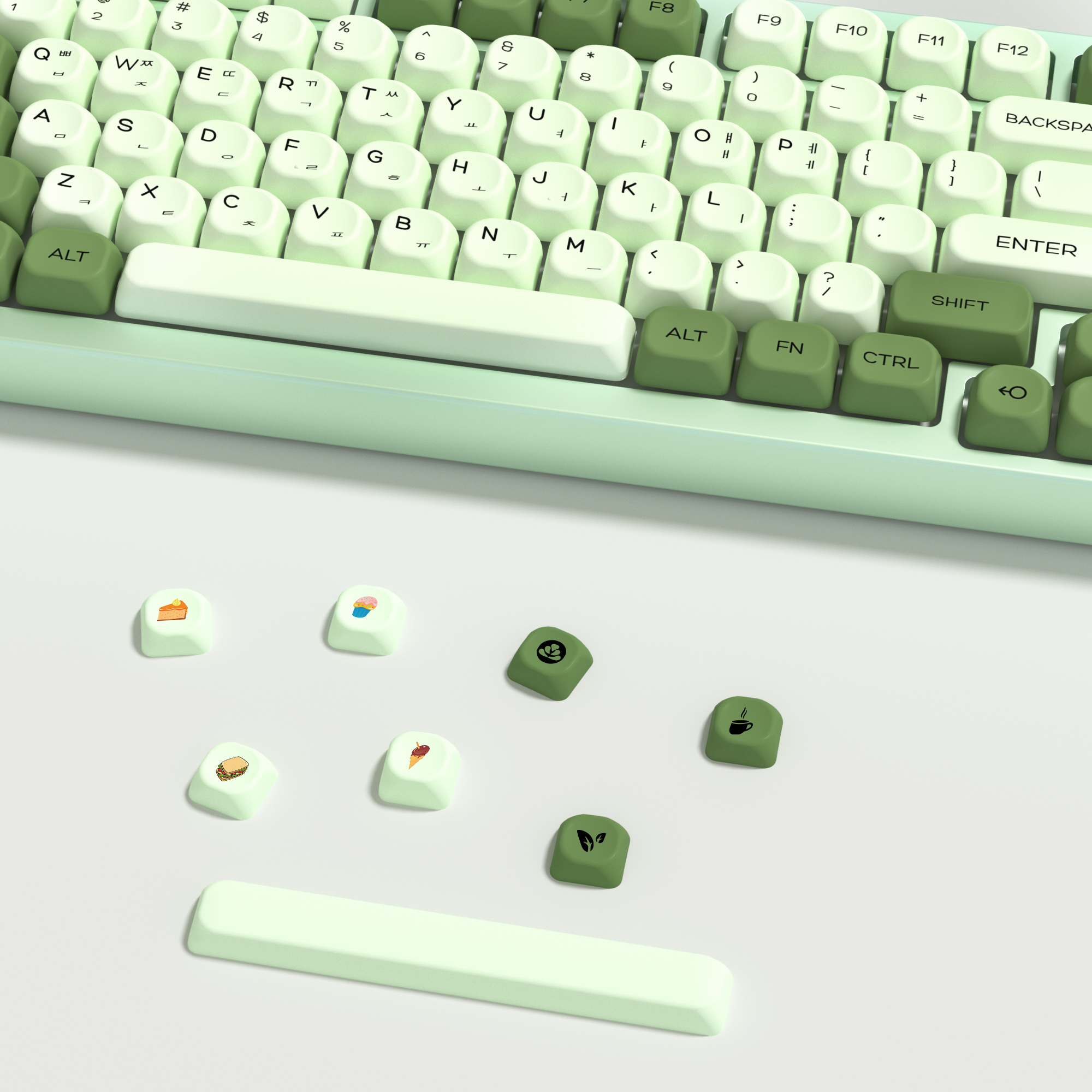 KBDiy Matcha Korean Keycap Gre - Retro Gaming Mac recensione e prezzo