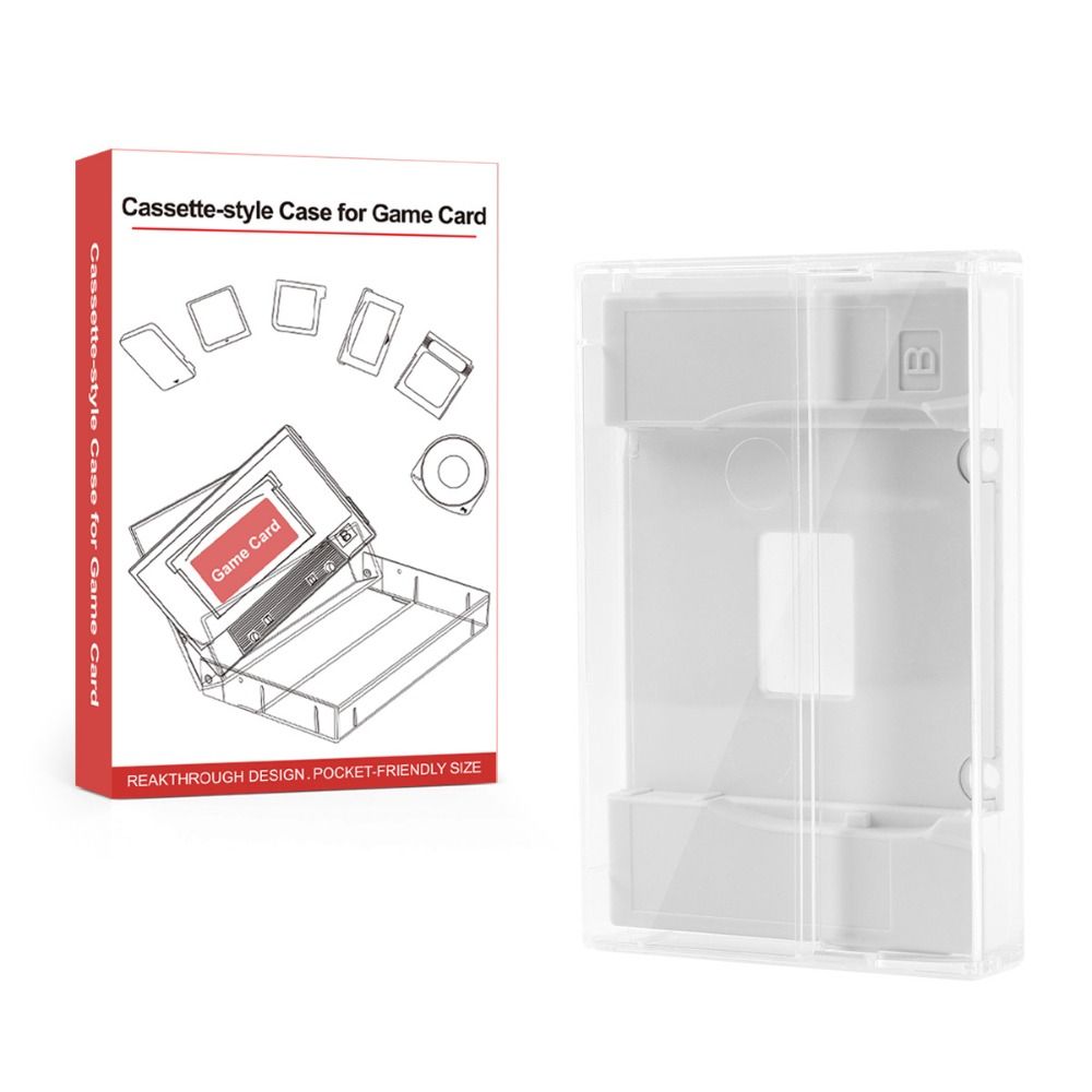 Clear Cassette Storage Box Ret - Retro Gaming Case recensione e prezzo