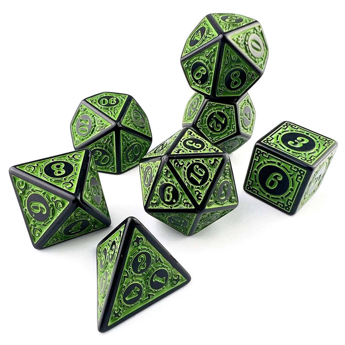High Quality Plastic DND Dice  - Retro Gaming Fonts recensione e prezzo
