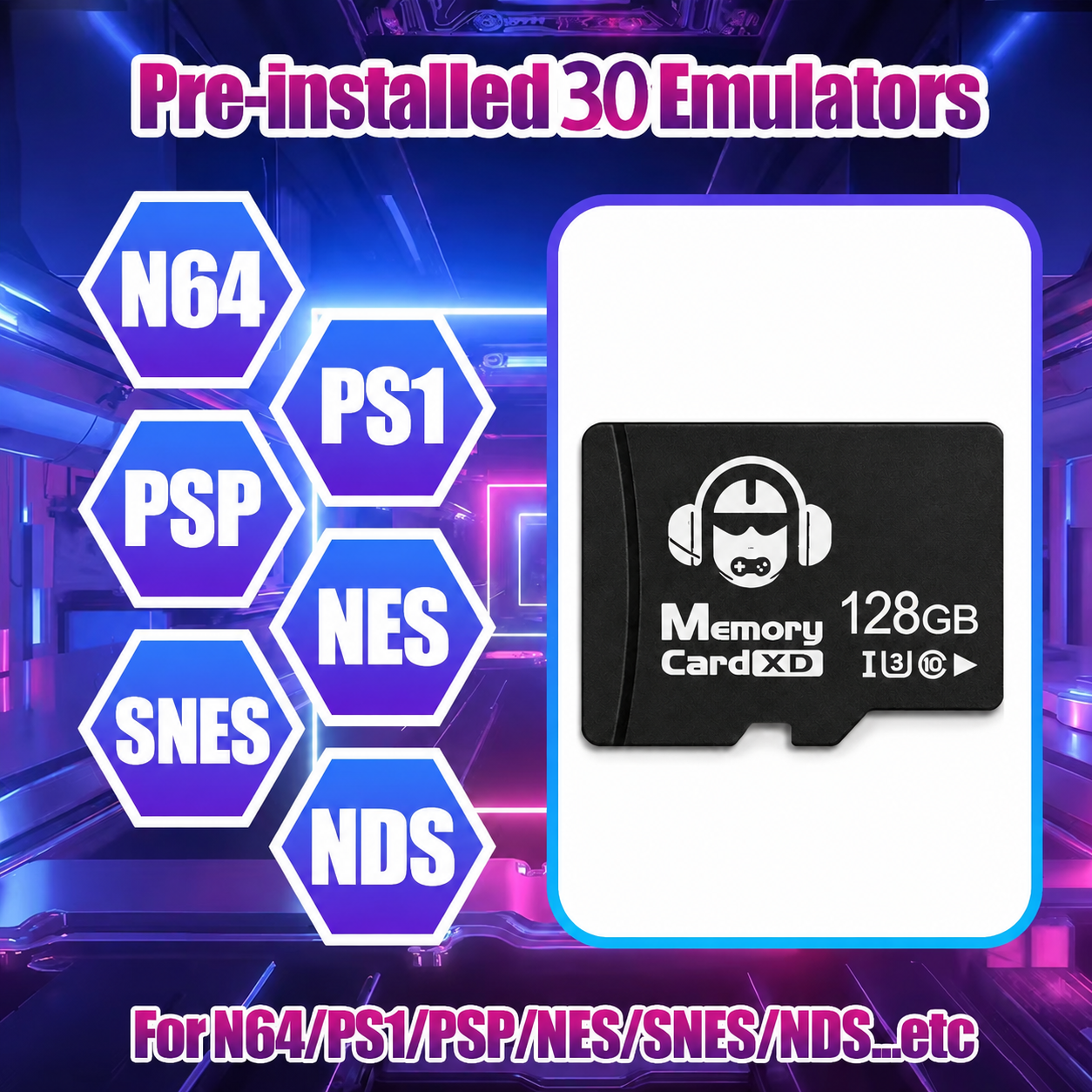 128G TF Game Card for Handheld - Retro Gaming Batocera recensione e prezzo