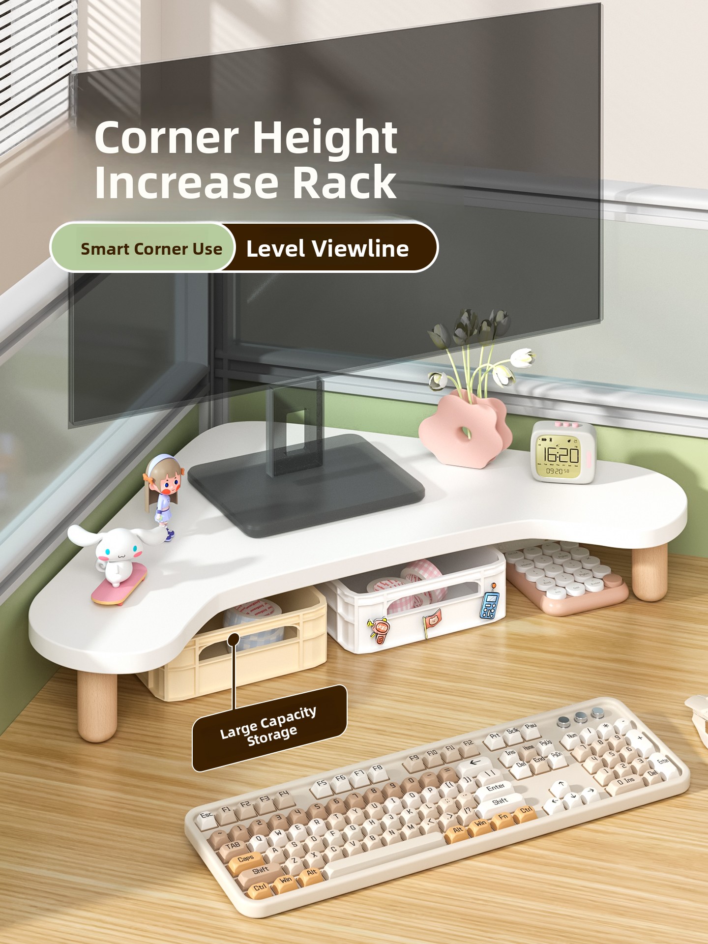 Office Desk Cuter Monitor Stan - Crt Monitor Stand recensione e prezzo