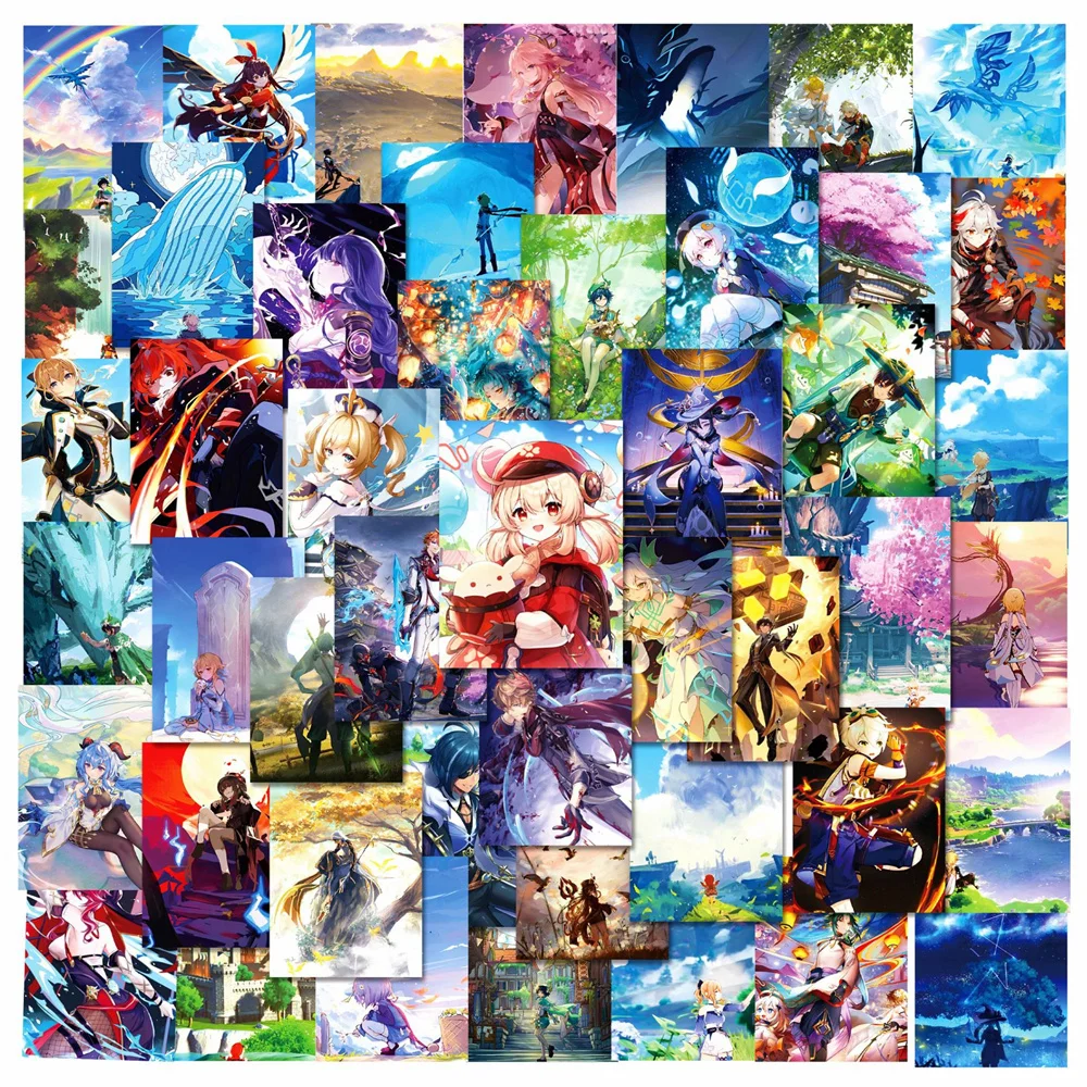 10/30/50PCS Cartoon Genshin Ga - Retro Gaming Magazine recensione e prezzo