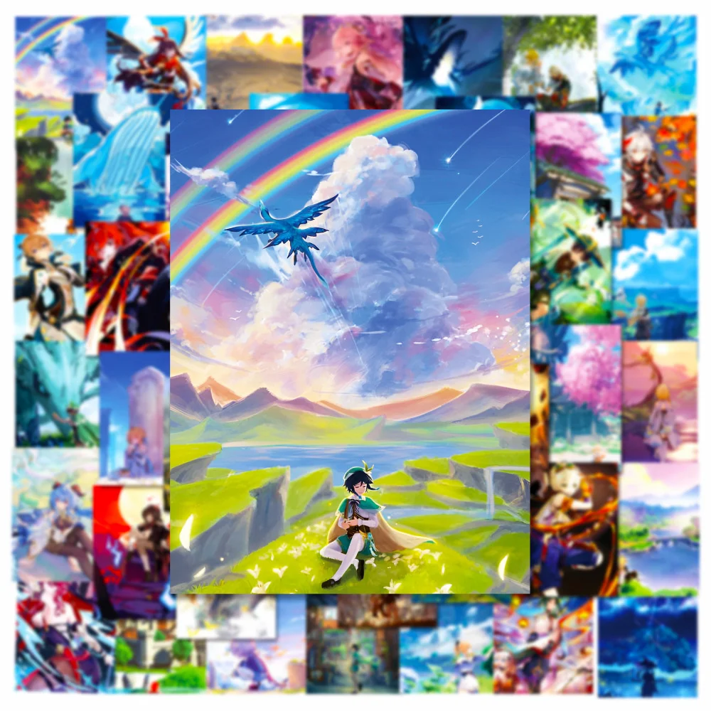 10/30/50PCS Cartoon Genshin Ga - Retro Gaming Magazine recensione e prezzo