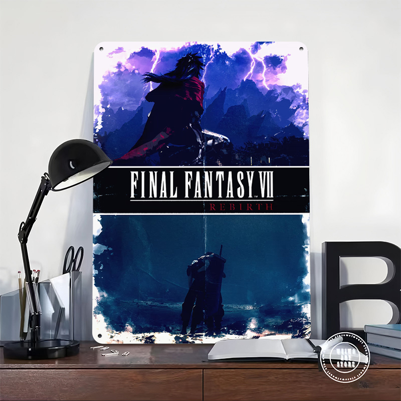 Fantasy VII Rebirth Metal Post - Retro Gaming At Home recensione e prezzo