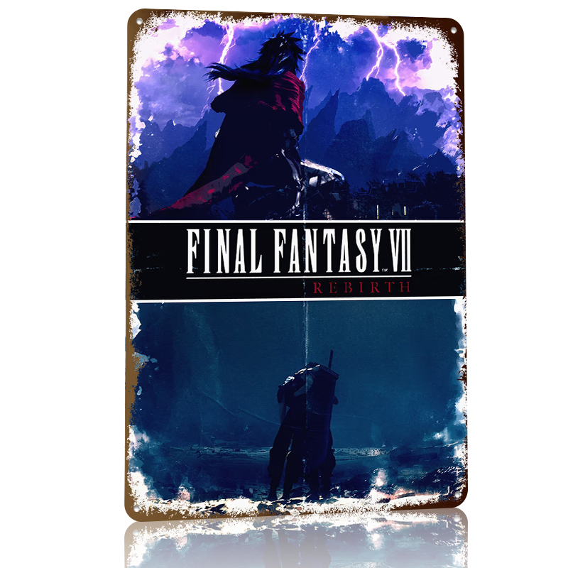 Fantasy VII Rebirth Metal Post - Retro Gaming At Home recensione e prezzo