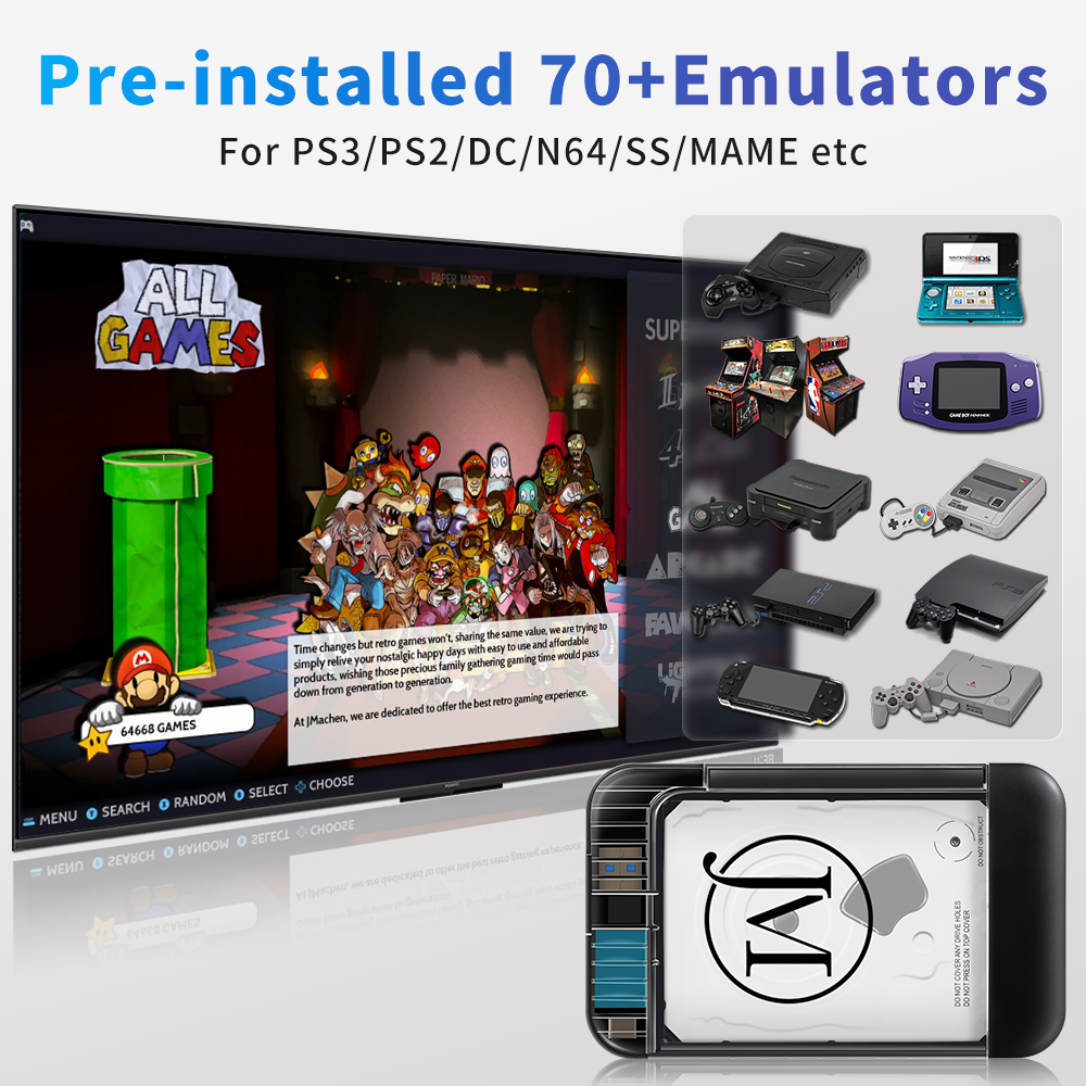 RETROBAT Portable 500G Gaming  - Retro Gaming Windows recensione e prezzo