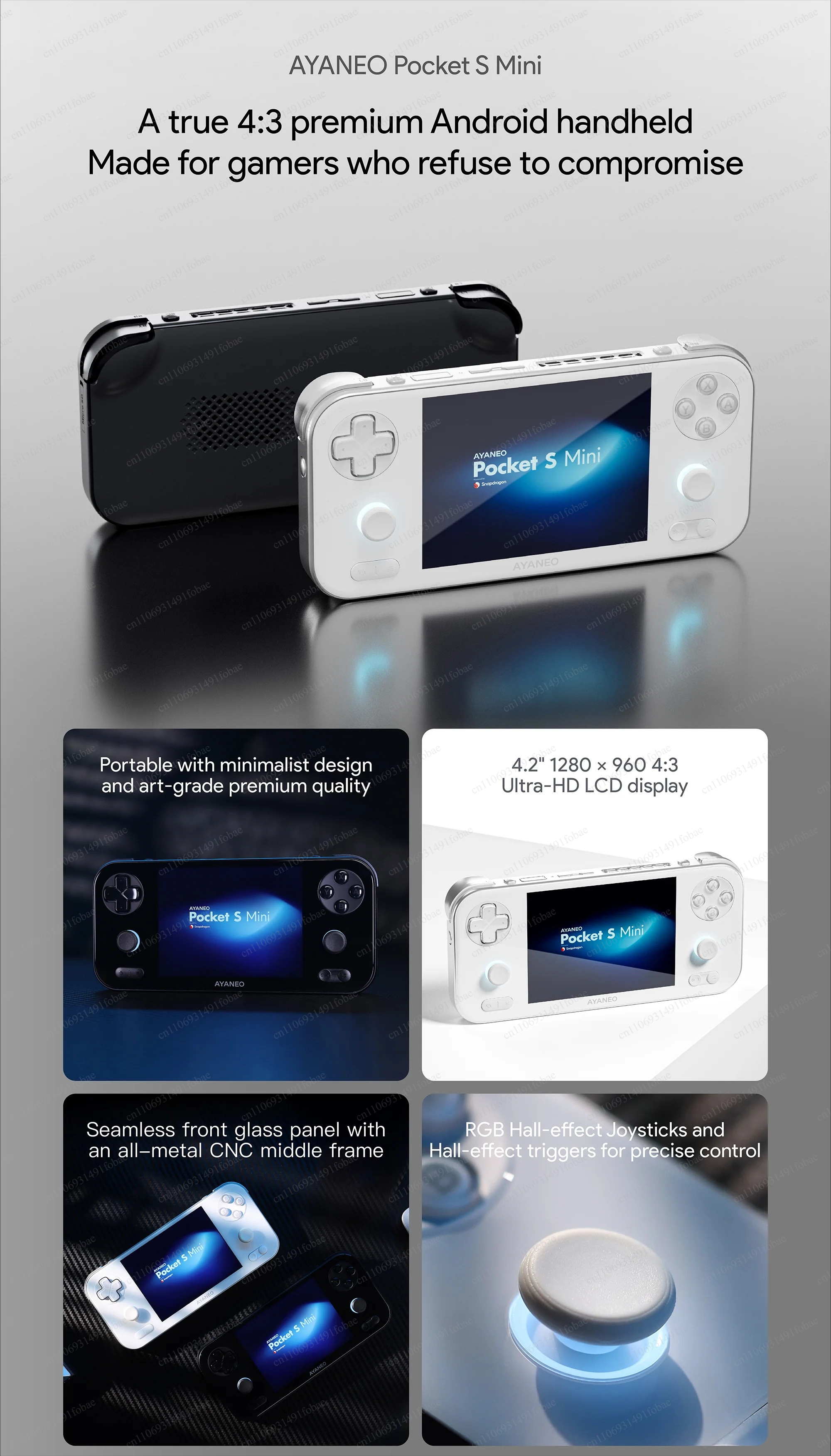 AYANEO Pocket S Mini Retro Han - Console Retro Gaming Portable recensione e prezzo