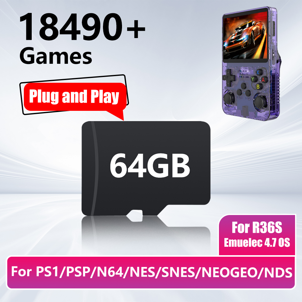 64GB Game Card for R36S Game C - Retro Gaming Batocera recensione e prezzo
