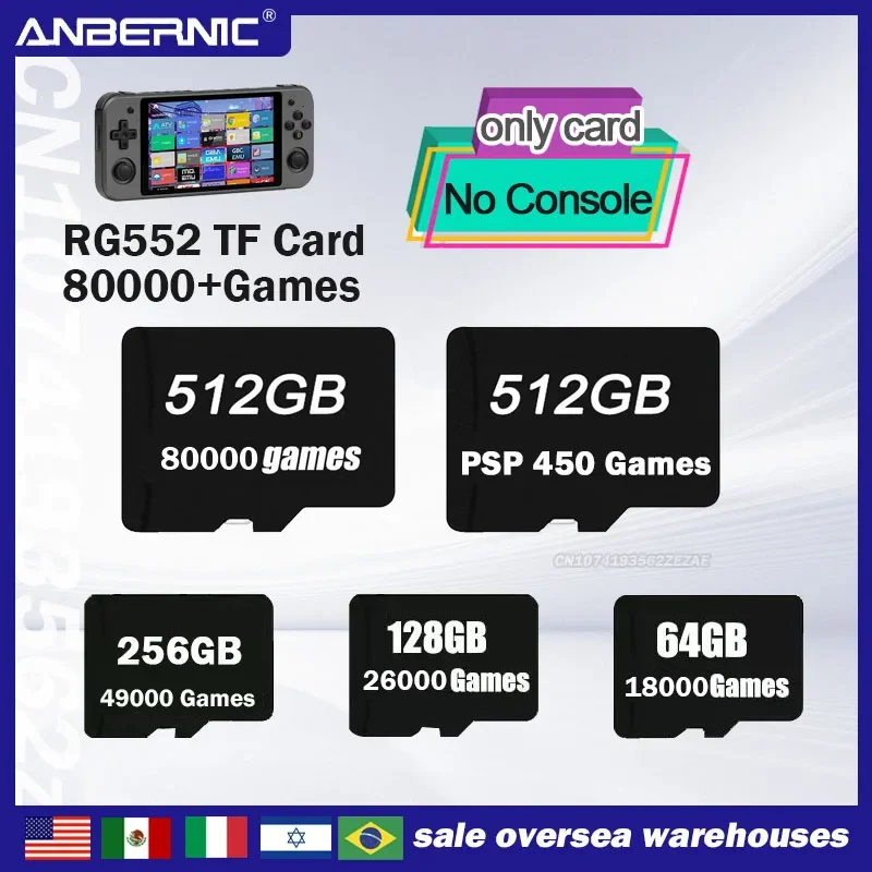 512GB 80000 Games TF Card Prel - Retro Gaming Batocera recensione e prezzo