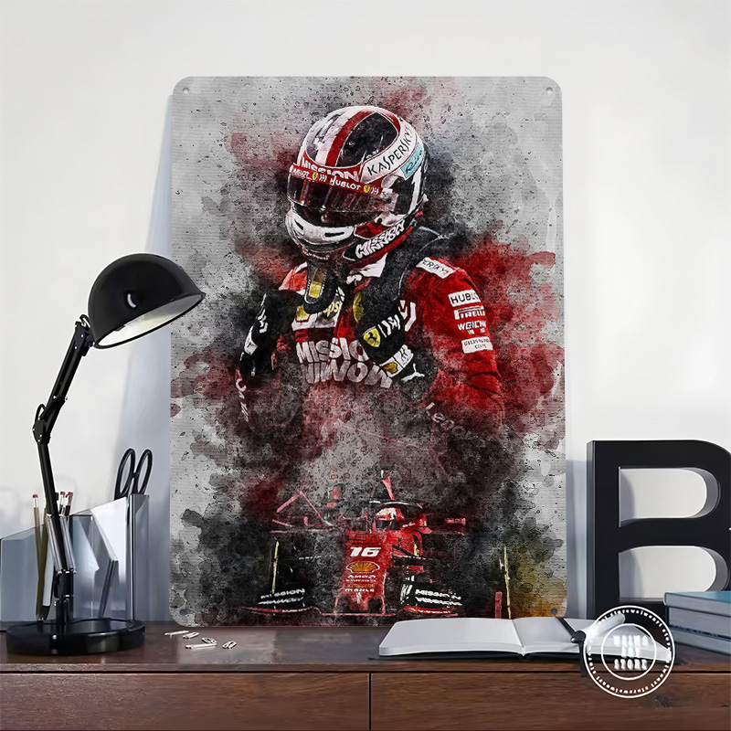 Charles Leclerc Racing Tin Sig - Retro Gaming At Home recensione e prezzo