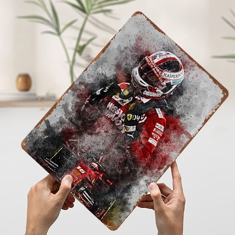 Charles Leclerc Racing Tin Sig - Retro Gaming At Home recensione e prezzo
