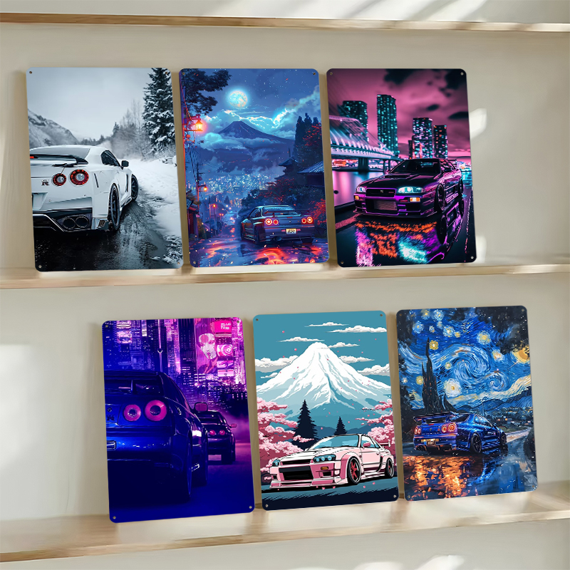 （Nissan） Posters Retro Car Met - Retro Gaming At Home recensione e prezzo