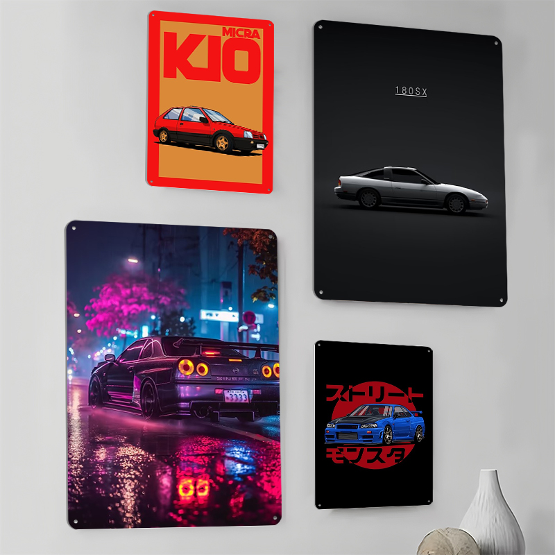 （Nissan） Posters Retro Car Met - Retro Gaming At Home recensione e prezzo