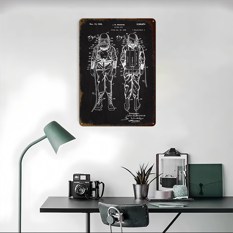 1945 Diving Suit Patent Metal  - Retro Gaming At Home recensione e prezzo