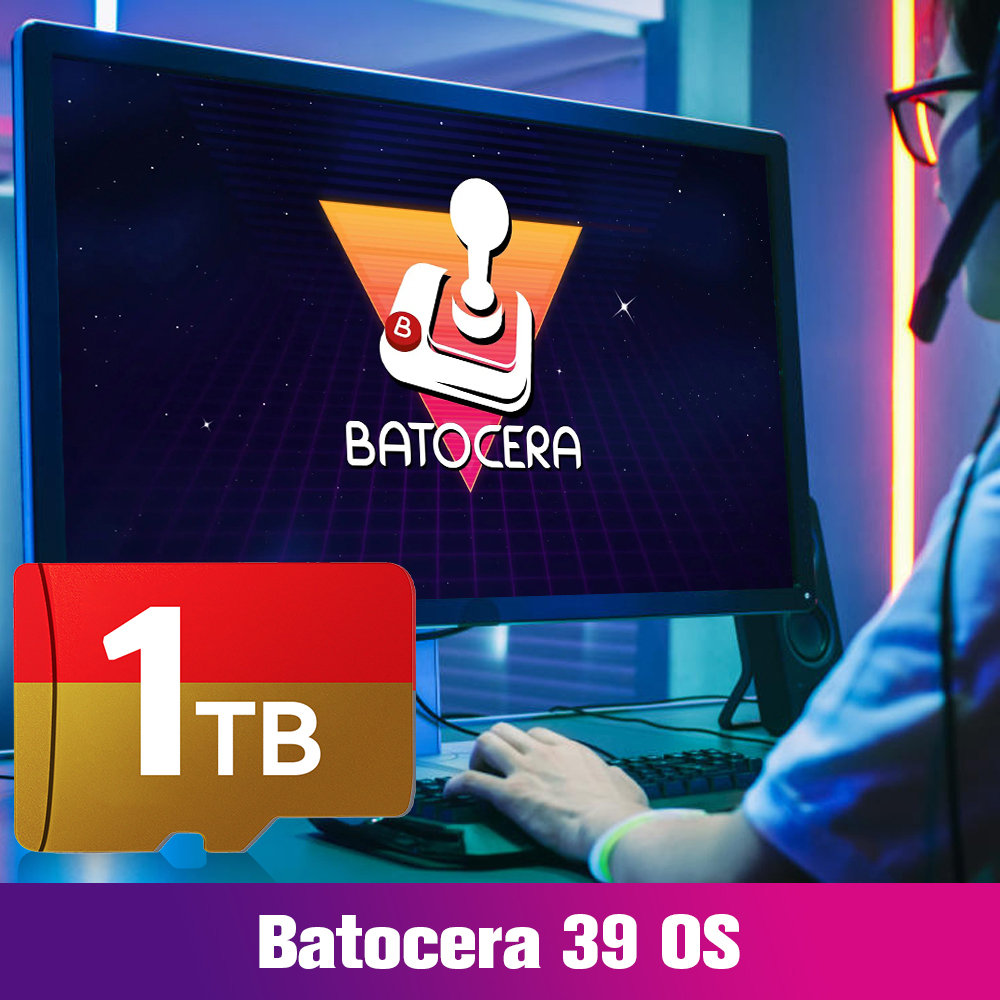 1TB Gaming Card With 61000 Ret - Retro Gaming Batocera recensione e prezzo