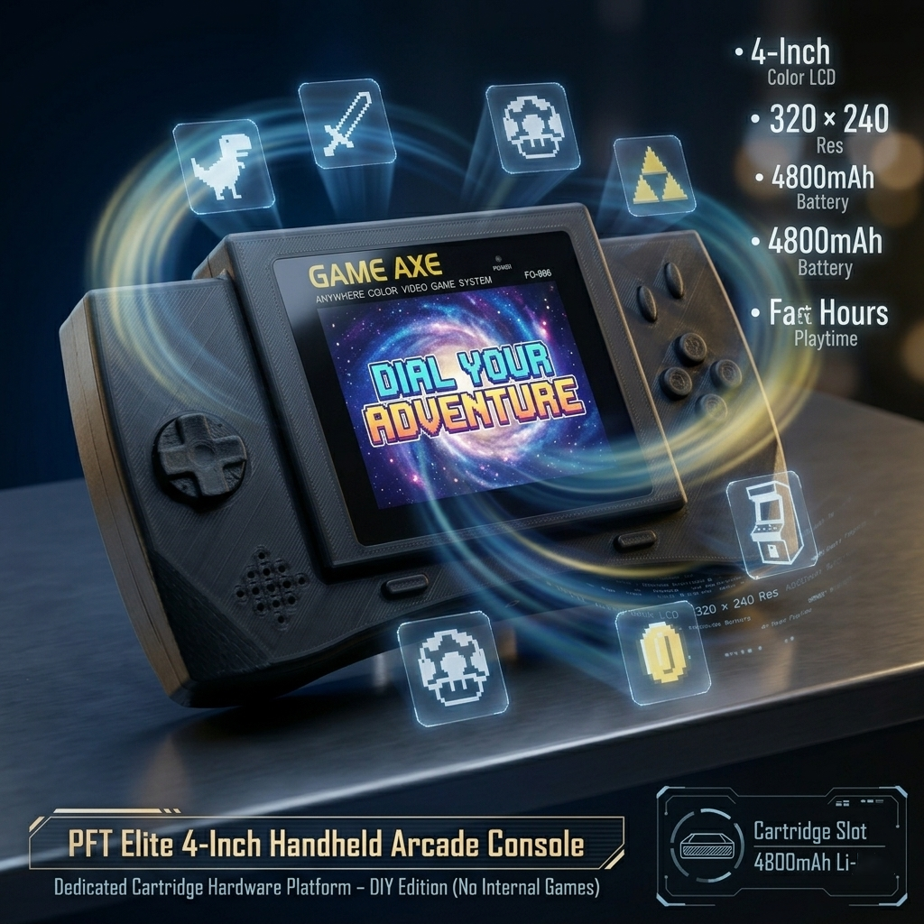 PFT Elite 4-Inch Handheld Arca - Console Retro Gaming Portable recensione e prezzo