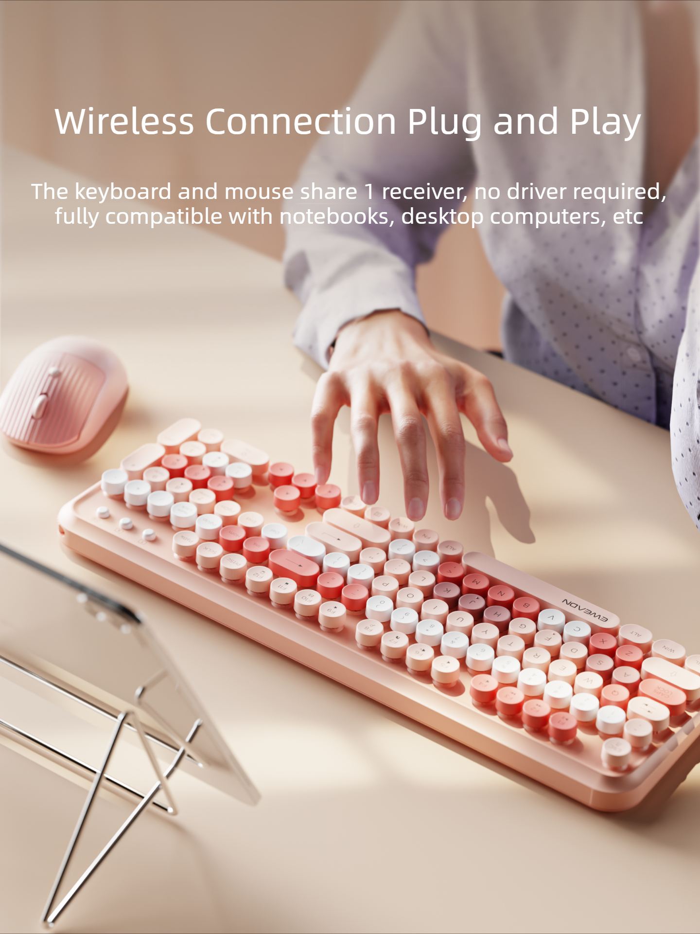 EWEADN V96 Wireless Keyboard M - Retro Gaming Windows recensione e prezzo