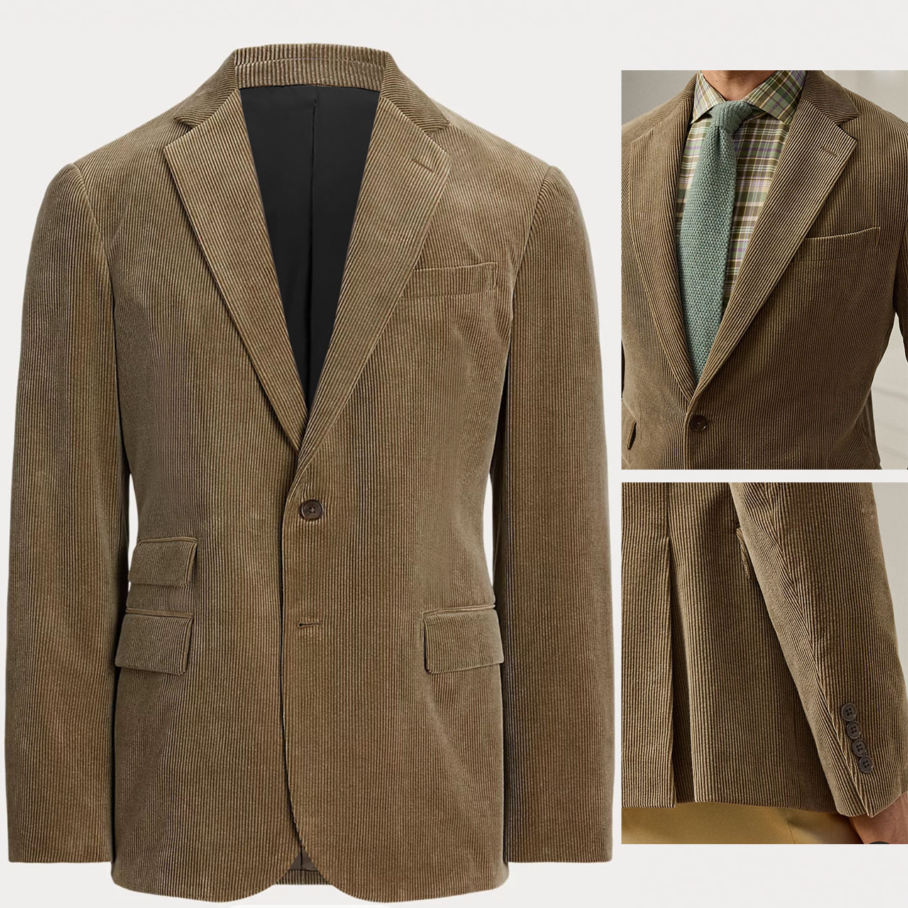 Vintage Corduroy Men's Blazers - Retro Gaming Jacket recensione e prezzo