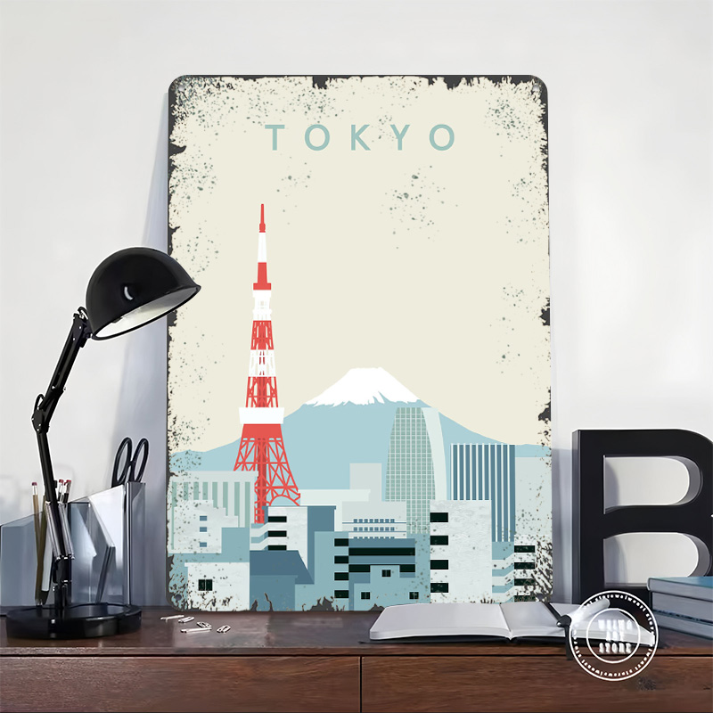 Tokyo Poster Retro 3D Printed  - Retro Gaming At Home recensione e prezzo
