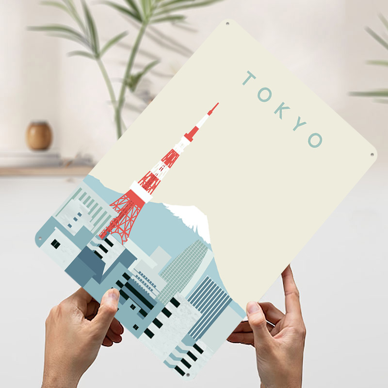 Tokyo Poster Retro 3D Printed  - Retro Gaming At Home recensione e prezzo