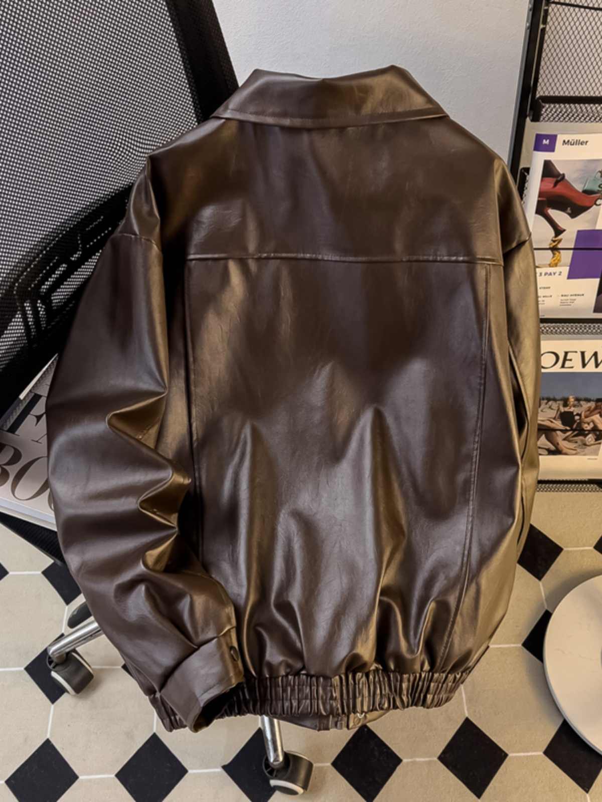 American Retro PU Leather Coat - Retro Gaming Jacket recensione e prezzo