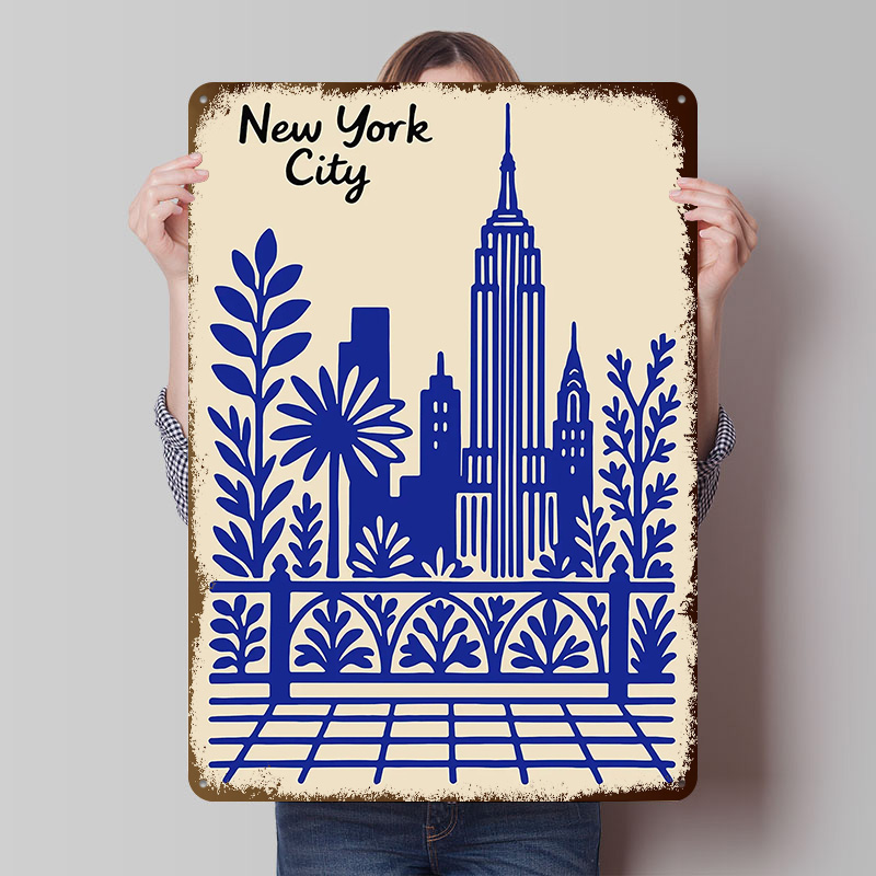 New York City Blue Poster Cust - Retro Gaming At Home recensione e prezzo