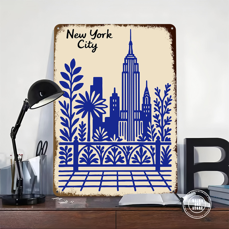 New York City Blue Poster Cust - Retro Gaming At Home recensione e prezzo