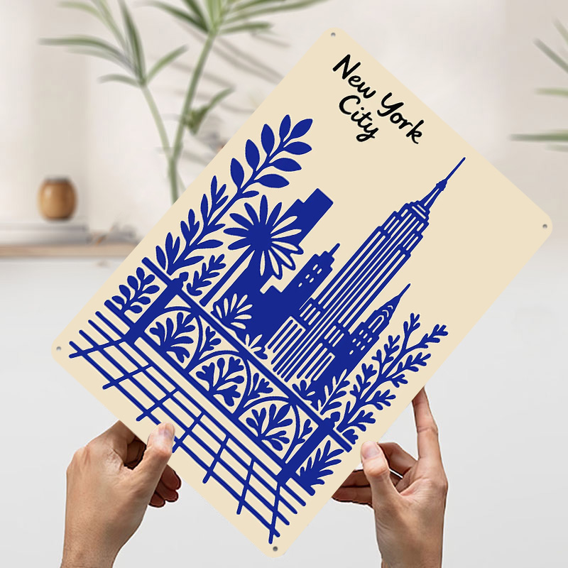 New York City Blue Poster Cust - Retro Gaming At Home recensione e prezzo