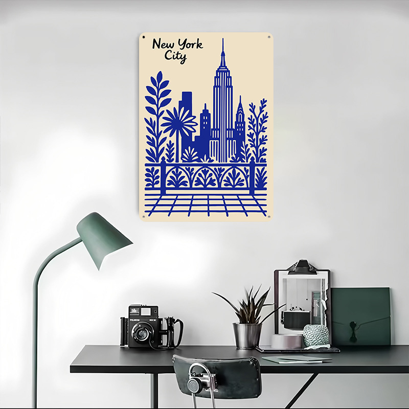 New York City Blue Poster Cust - Retro Gaming At Home recensione e prezzo