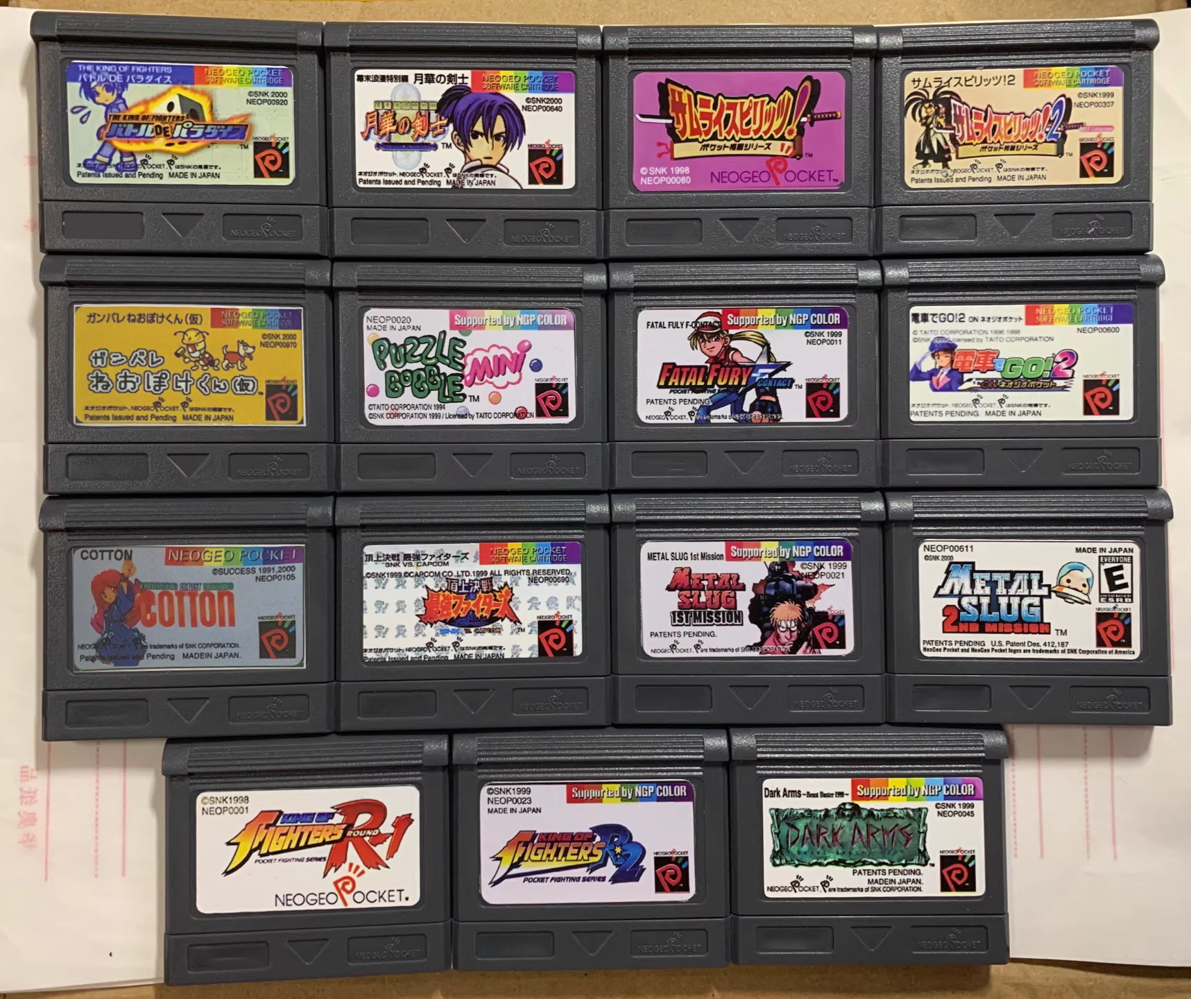 Neo Geo Pocket NGPC Custom Gam - Game Cartridge Case recensione e prezzo