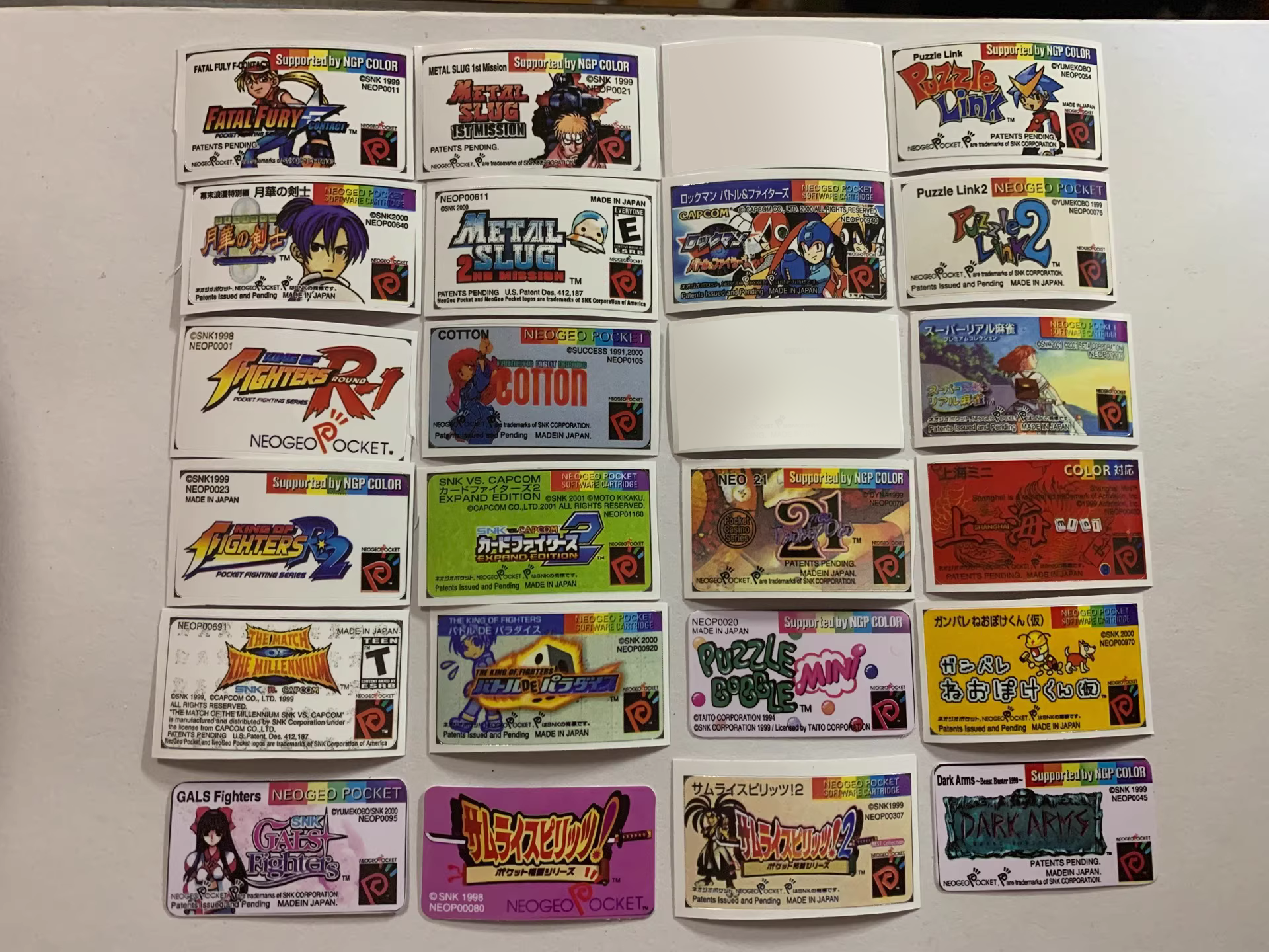 Neo Geo Pocket NGPC Custom Gam - Game Cartridge Case recensione e prezzo