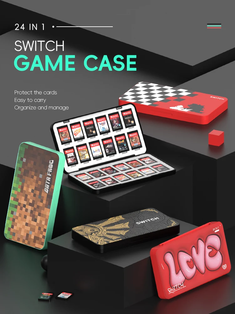 DATA FROG 24-in-1 Game Card Ho - Game Cartridge Case recensione e prezzo
