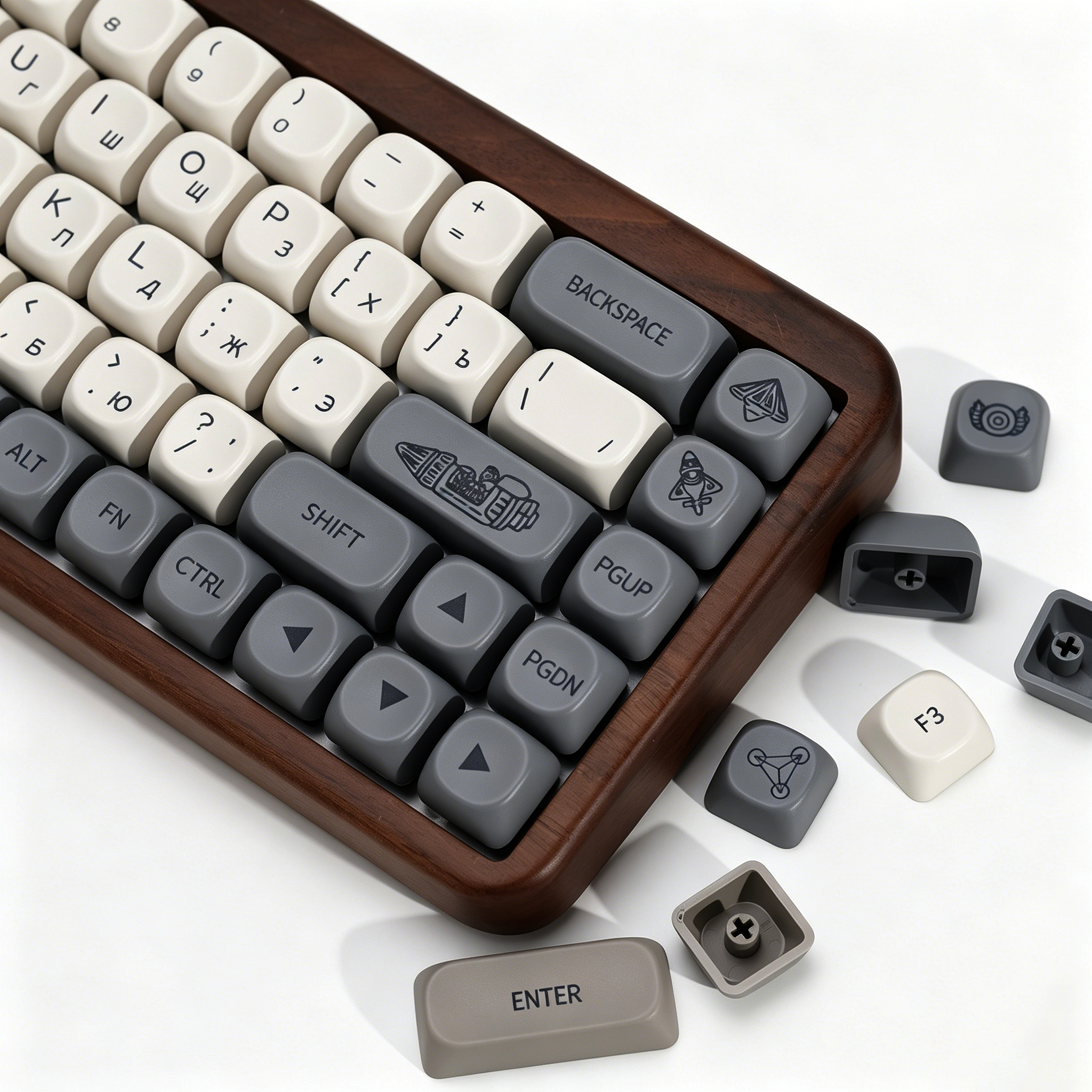 KBDiy Russian Keycaps Retro Vi - Retro Gaming Mac recensione e prezzo