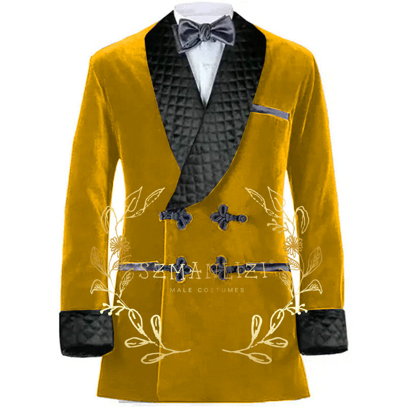 Double Breasted Purple Velvet  - Retro Gaming Jacket recensione e prezzo