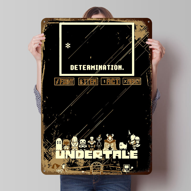 Undertale Metal Poster Custom  - Retro Gaming At Home recensione e prezzo