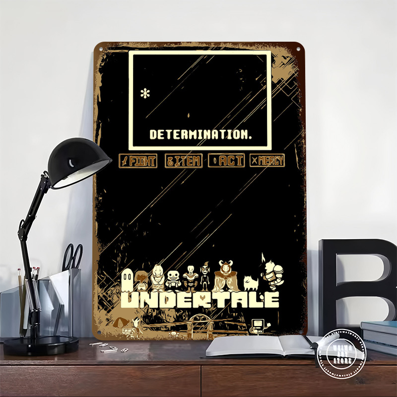 Undertale Metal Poster Custom  - Retro Gaming At Home recensione e prezzo