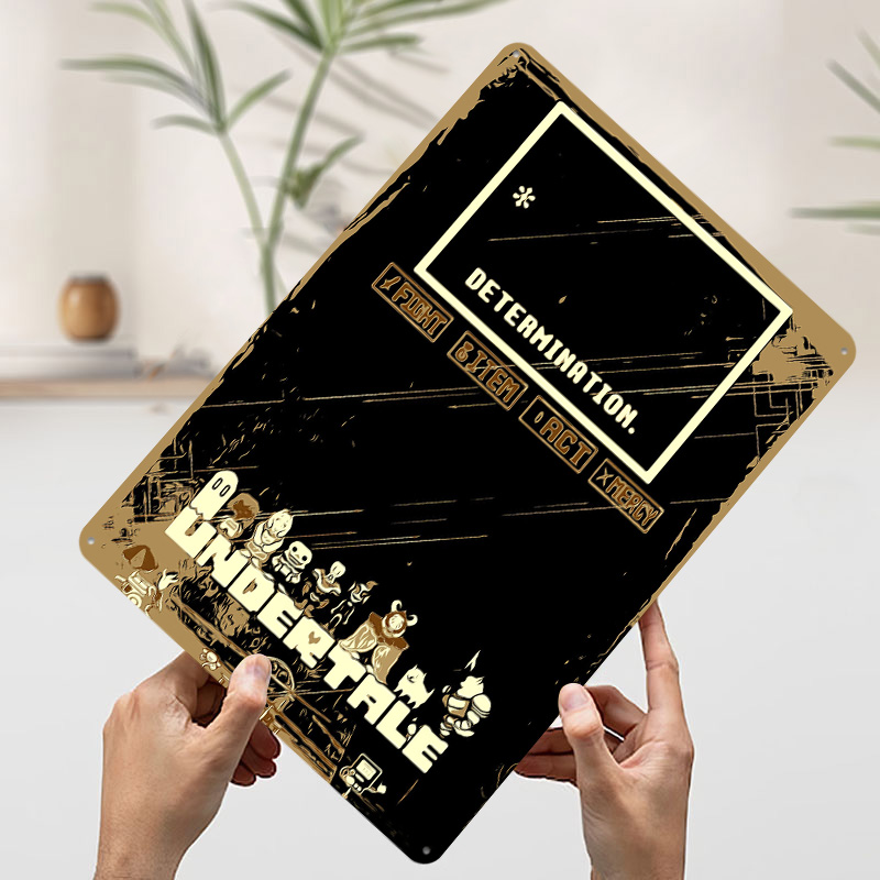Undertale Metal Poster Custom  - Retro Gaming At Home recensione e prezzo