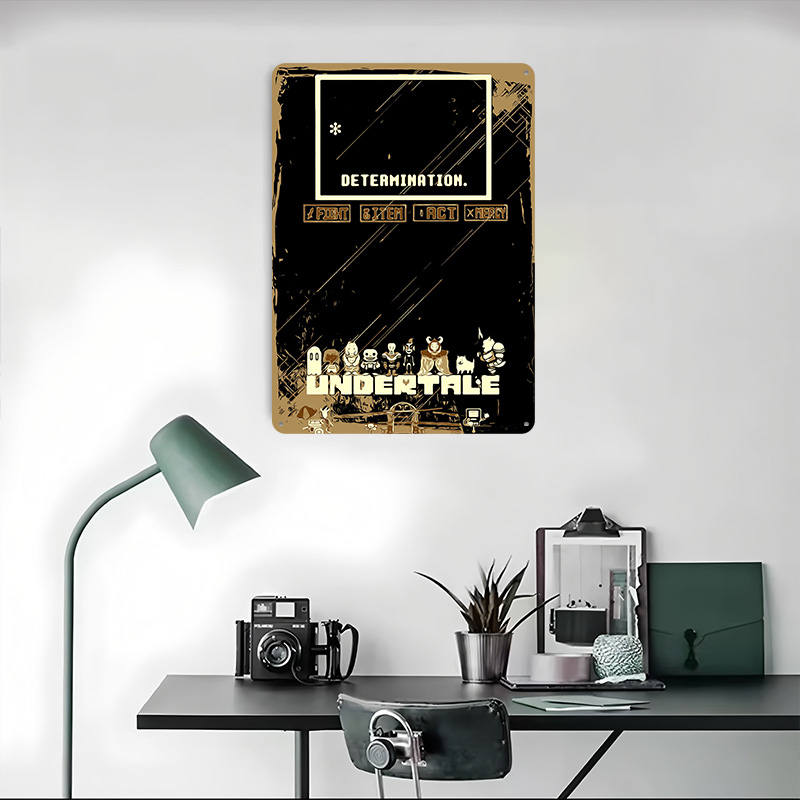 Undertale Metal Poster Custom  - Retro Gaming At Home recensione e prezzo