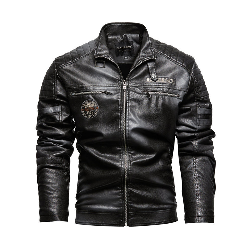 Autumn Winter Men's PU Leather - Retro Gaming Jacket recensione e prezzo