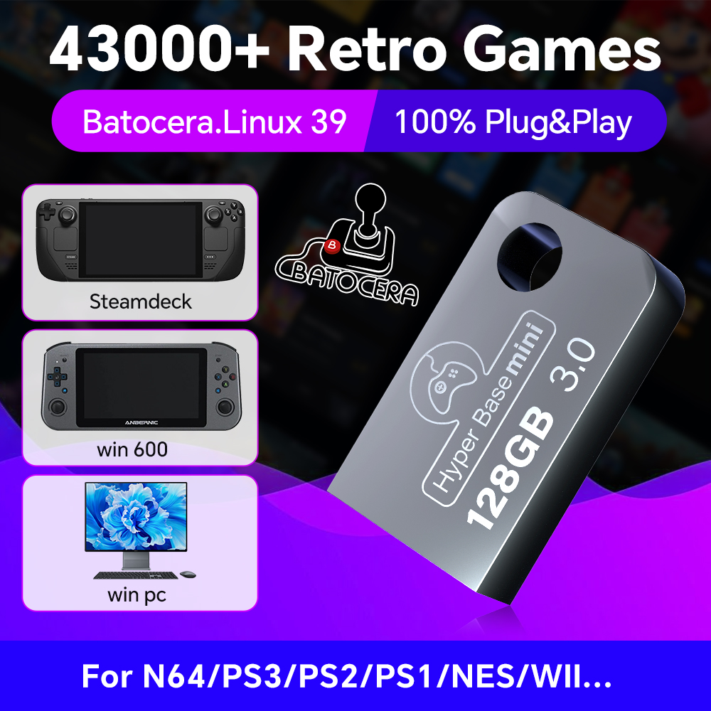 Batocera 128G USB Flash Drive  - Retro Gaming Batocera recensione e prezzo