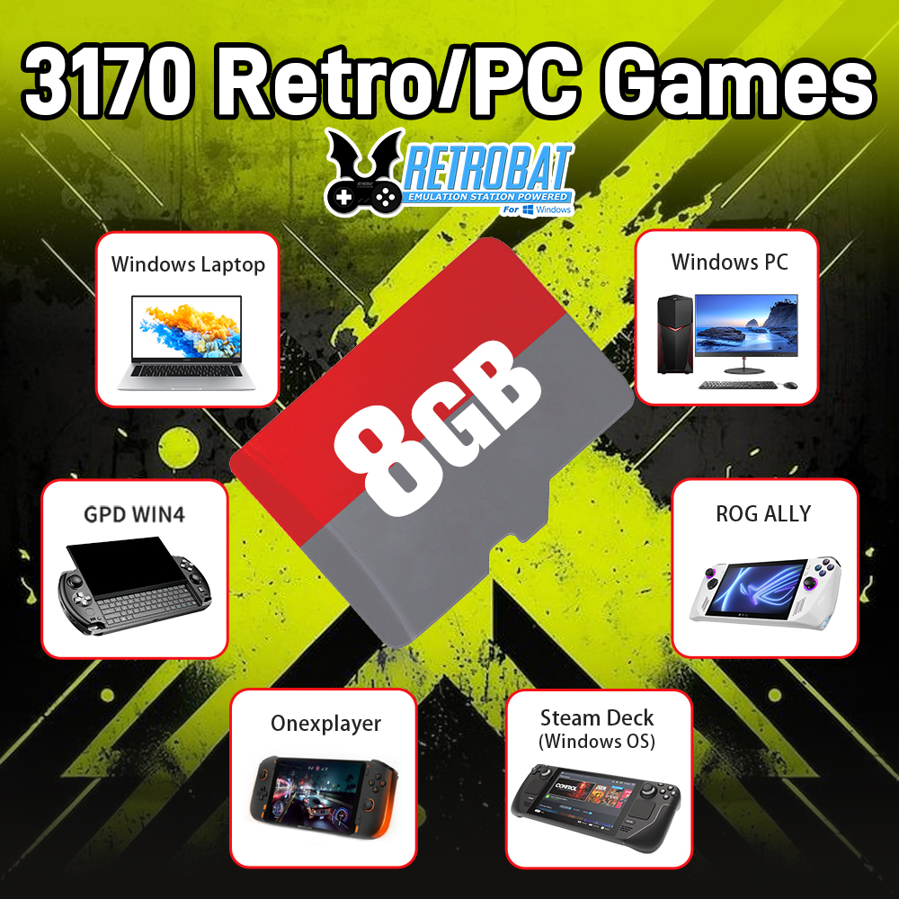 8GB Game TF Card with 3170 Ret - Retro Gaming Batocera recensione e prezzo