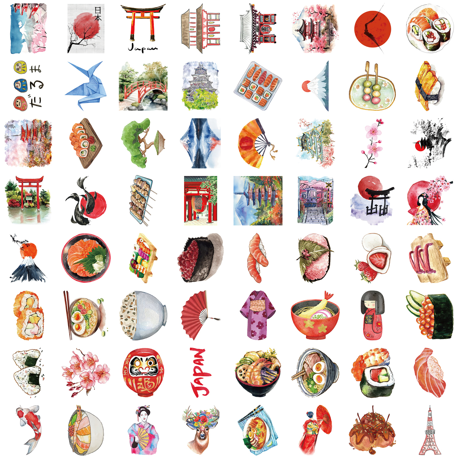64pcs Japanese Culture Food Ae - Retro Gaming Magazine recensione e prezzo