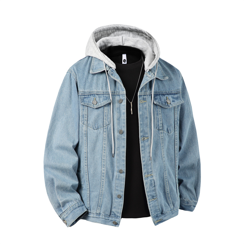 Men Hooded Denim Jacket Men St - Retro Gaming Jacket recensione e prezzo