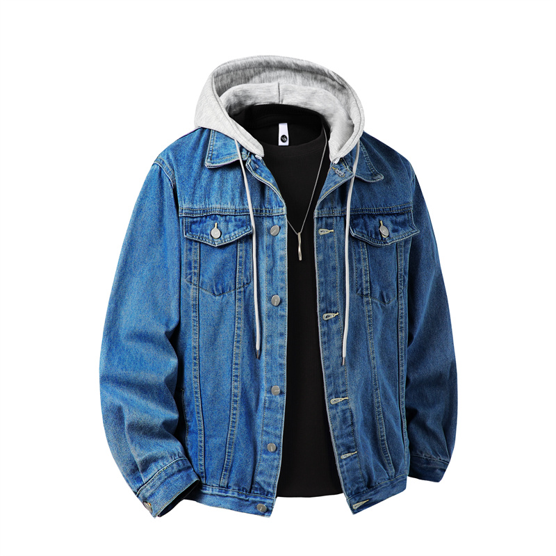Men Hooded Denim Jacket Men St - Retro Gaming Jacket recensione e prezzo
